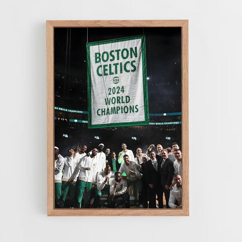 Poster Fierté des Celtics – affiche Basketball (vue 4)